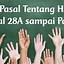 Pasal 28 Aj Penjabaran Sila Ke